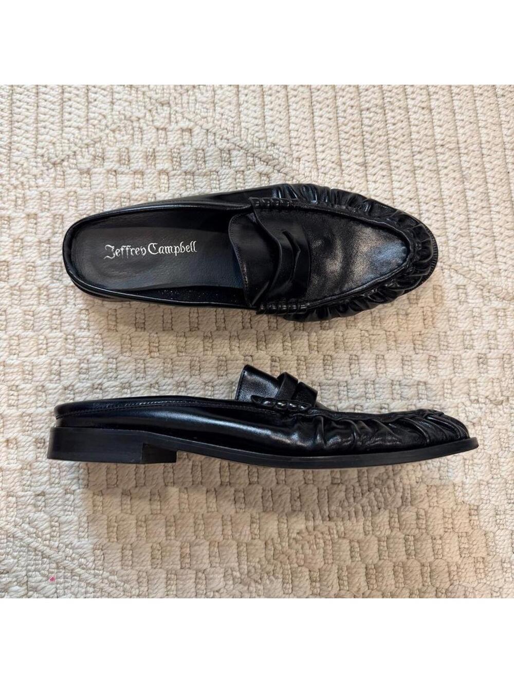 Jeffrey Campbell Goddard Penny Loafer Mules